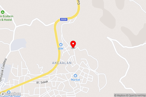 Excellent 3BR Villa with Private Pool Gümüşlük - Hotel Location Map