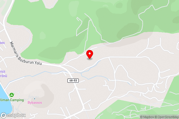 Excellent Home with Shared Pool Surrounded by Nature in Marmaris - Hotel Location Map