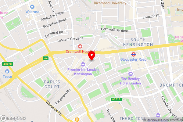 Exhibition Court Hotel 4 - Hotel Location Map