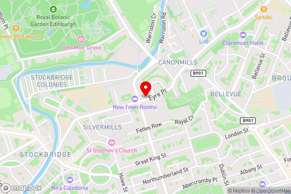 Eyre Guest House - Hotel Location Map