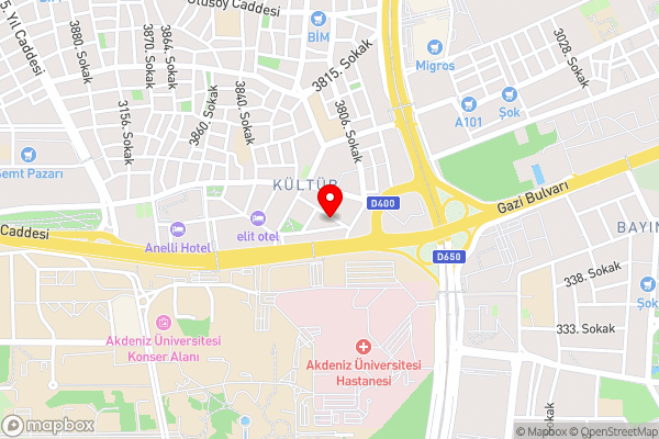 Ezel Group - Hotel Location Map