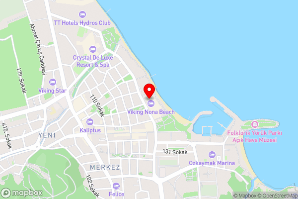 Fame Beach Hotel - Hotel Location Map
