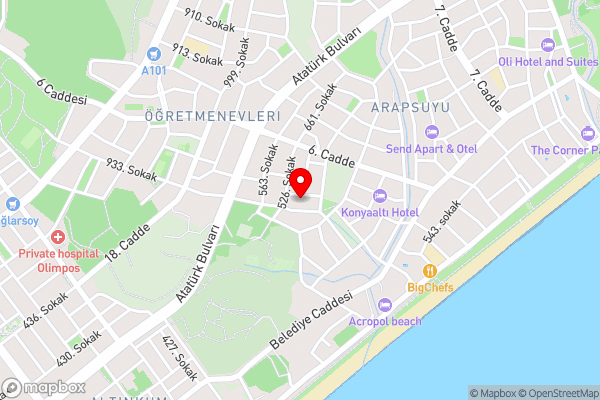 Family Apart-Hotel "2022" - Hotel Location Map