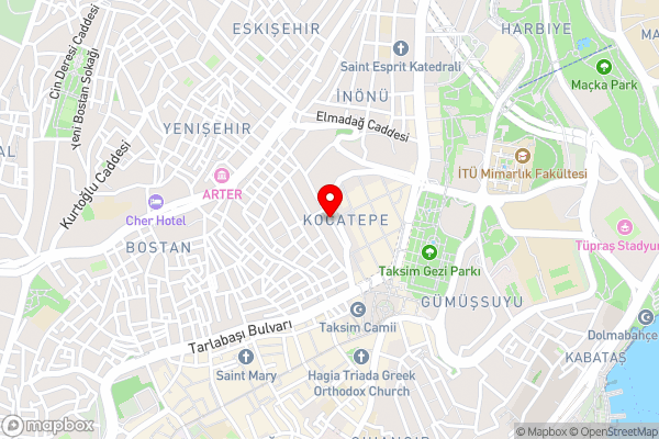 Faros Hotel Taksim-Special Category - Hotel Location Map