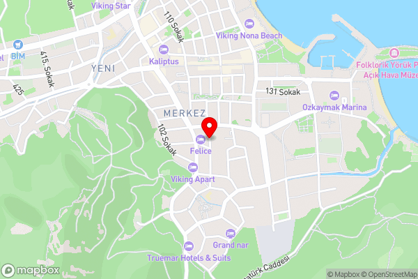 Felice Hotel - Hotel Location Map