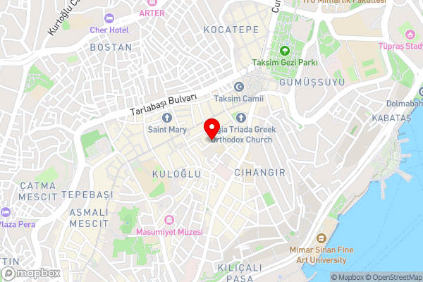 Ferman Pera Hotel - Hotel Location Map