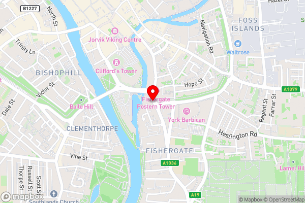 Fishergate Luxury Town House- Close To City Centre - Hotel Location Map