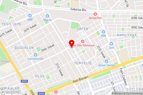 Flat - Hotel Location Map