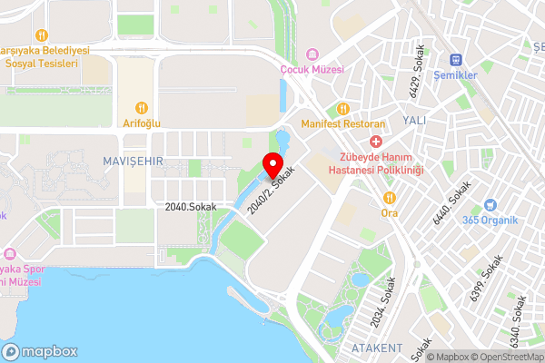 Flat w Balcony 10 min to Karsiyaka Coast in Izmir - Hotel Location Map