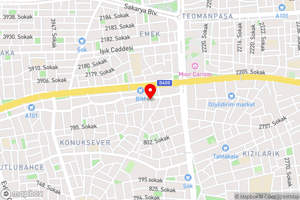 Flat with Balcony in Muratpasa, Antalya - Hotel Location Map