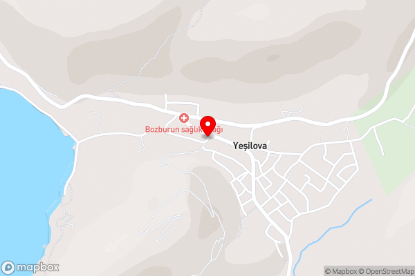 Flat with Island View in Adatepe Bozburun - Hotel Location Map