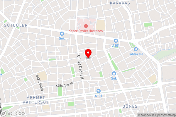 Flat with Shared Pool in Kepez - Hotel Location Map