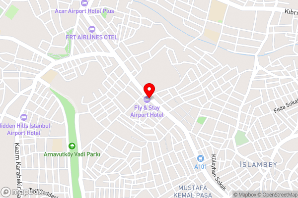 Fly And Stay Airport Hotel - Hotel Location Map