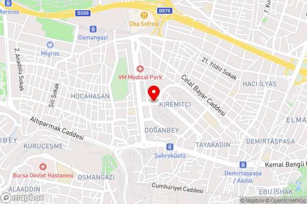 Fomara 1+1 Rezidans - Hotel Location Map