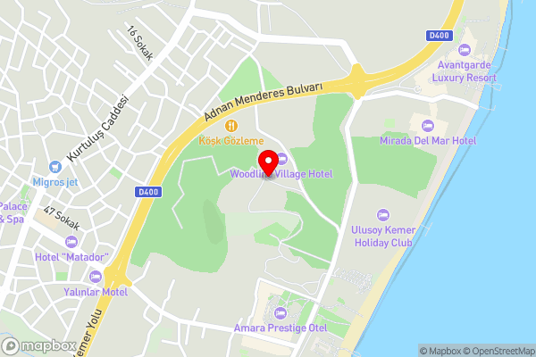 Forest In Hotel - Hotel Location Map