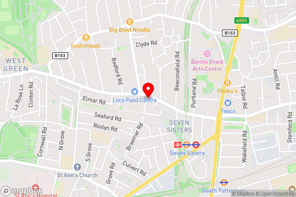 Fountain Hotel - Hotel Location Map