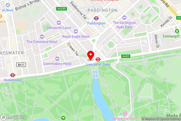 Fountain House - Hotel Location Map