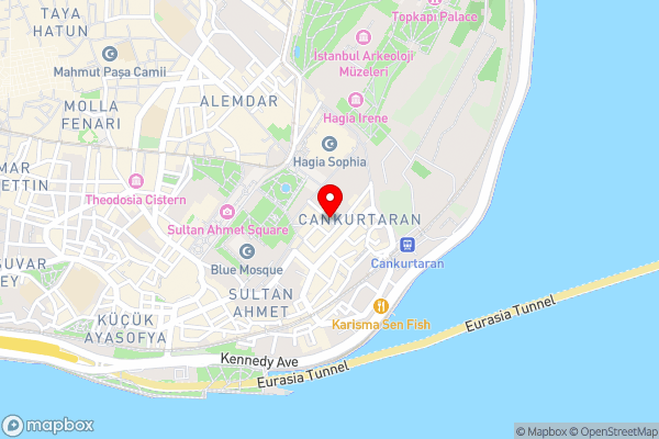 Four Seasons Hotel Istanbul at Sultanahmet - Hotel Location Map
