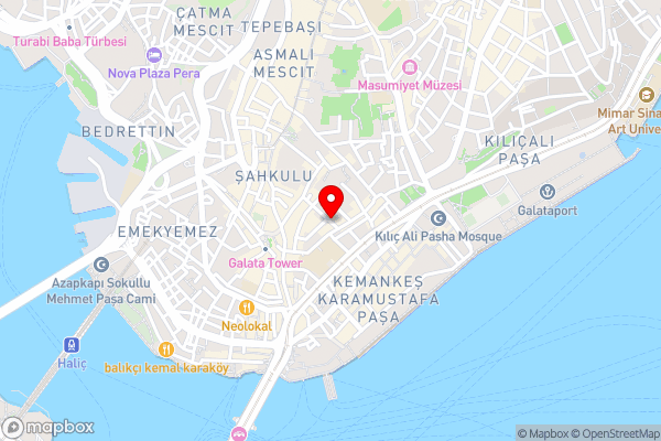 Galata Abraham by NewInn - Hotel Location Map