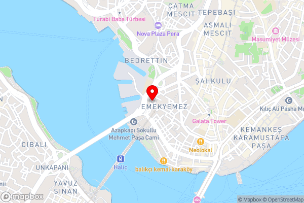 Galata Grace - Hotel Location Map