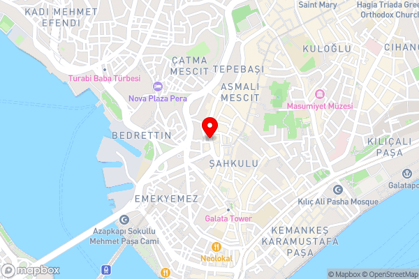 GALATA M84 - Hotel Location Map