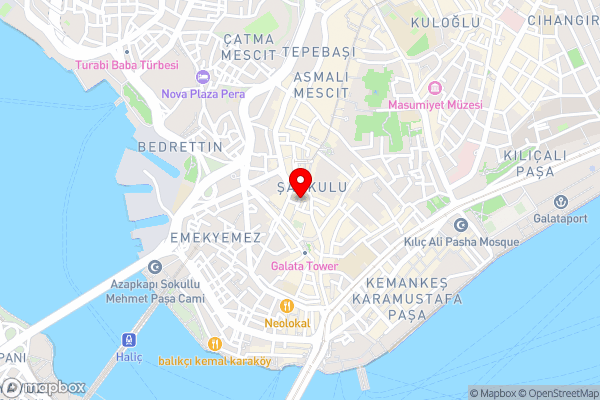 GalataCo Hotel - Hotel Location Map
