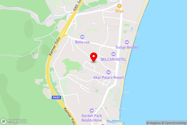 Garden Bungalow - Hotel Location Map