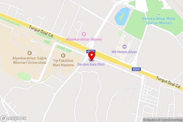 GARDEN KALE THERMAL HOTEL - Hotel Location Map