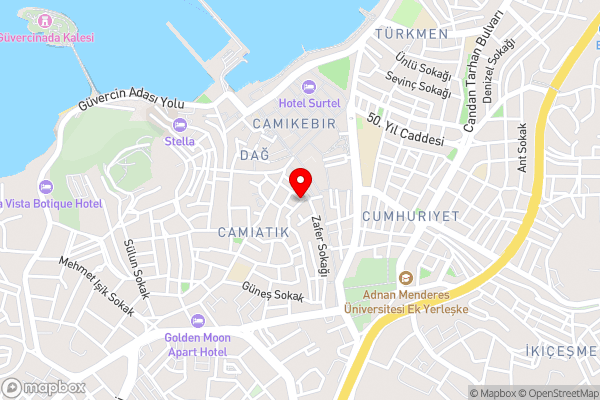 Garden Palace Boutique Hotel - Hotel Location Map