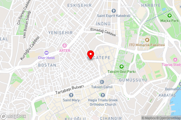 gazelle suites - Hotel Location Map