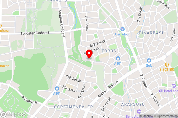 Geen Apartment te huur - Hotel Location Map