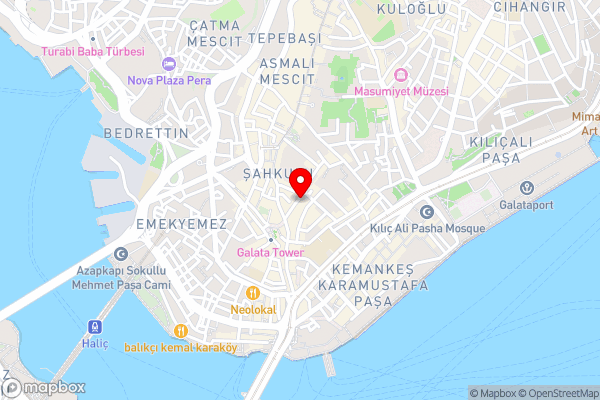 Georges Hotel Galata - Hotel Location Map