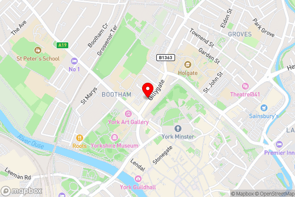 Gillygate Boutique Apartment- Stunning City Centre 1 Bedroom Apartment - Hotel Location Map