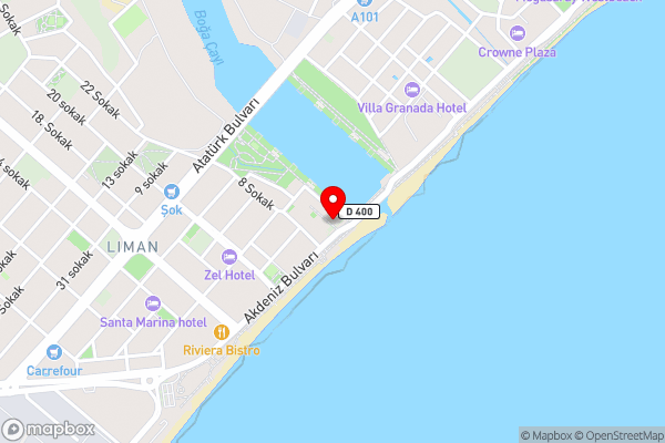 Gizem Aparts & Suites - Hotel Location Map