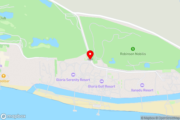Gloria Serenity Resort - Hotel Location Map