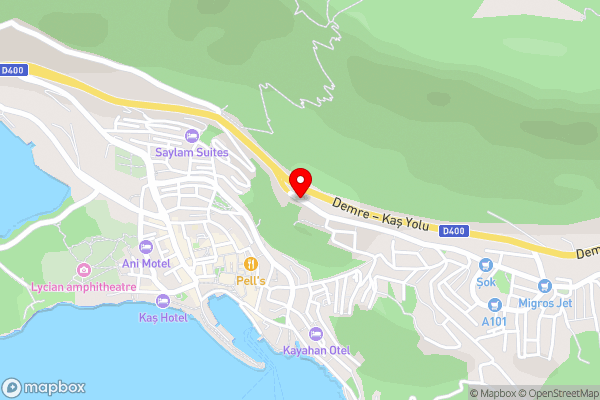 Gökkuşağı Pansiyon - Hotel Location Map