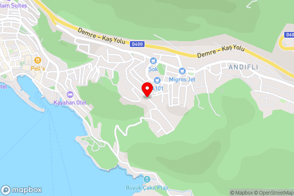 Golden Rose Otelcilik - Hotel Location Map