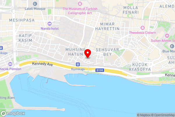 Golden Sail Hotel Old City - Hotel Location Map