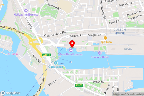 Good Hotel London - Hotel Location Map