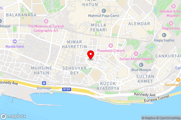 Good Night Hotel Istanbul - Hotel Location Map