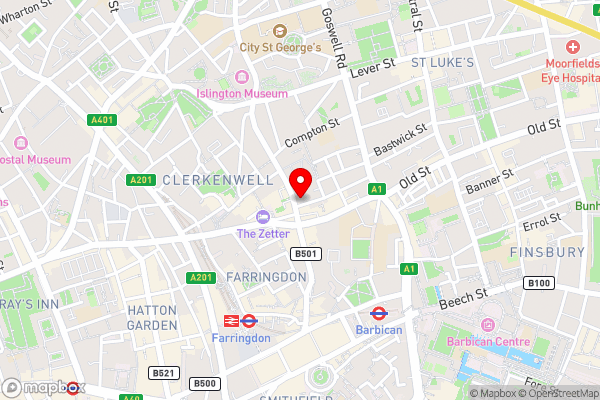 Gorgeous 1 bed in Clerkenwell for up to 4 guests! - Hotel Location Map