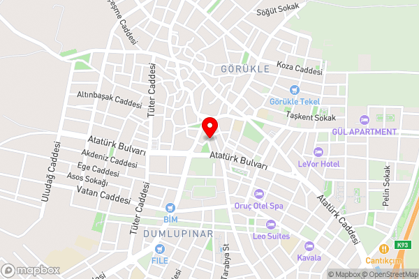 Görükle Alpaş Yaşam Hotel - Hotel Location Map