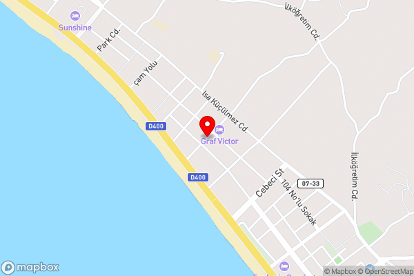 Graf Victor Hotel - Hotel Location Map