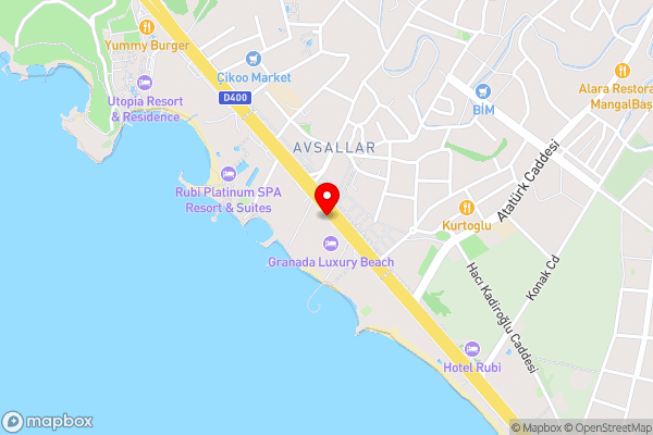 Granada Luxury Red Adult Only - Hotel Location Map