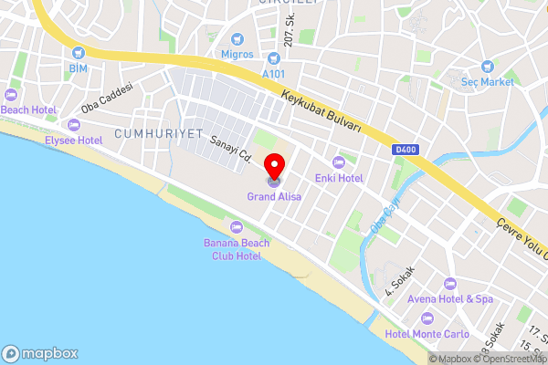 Grand Alisa Hotel (Ex. Royalisa Hotel) - Hotel Location Map