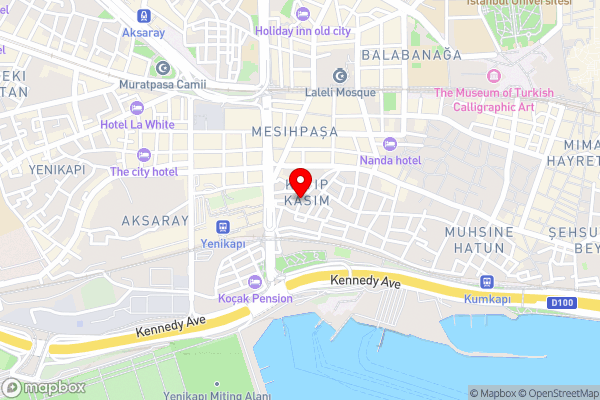 Grand Anatolia Hotel - Hotel Location Map
