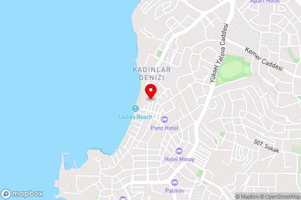 Grand Ayhan Hotel Kuşadası - Hotel Location Map