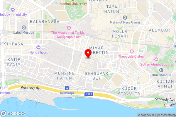 Grand Bazaar Hotel - Hotel Location Map