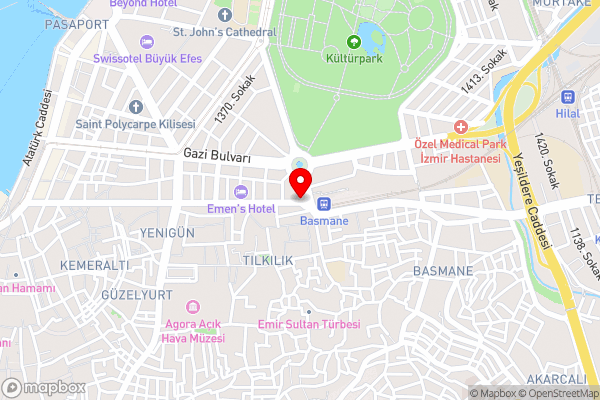 Grand Corner Boutique Hotel - Hotel Location Map