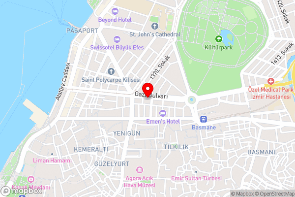Grand Hekimoğlu HOTELS - Hotel Location Map